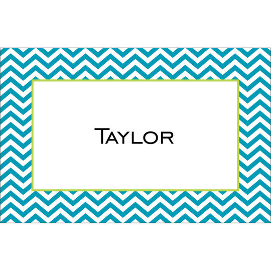 Turquoise Chevron Placemats